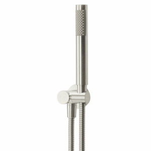 Meir - MZ08-R-PVDBN - Round Hand Shower on Fixed Bracket - PVD Brushed Nickel