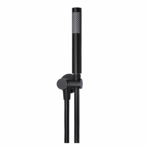 Meir - MZ08-R - Round Hand Shower on Fixed Bracket - Matte Black