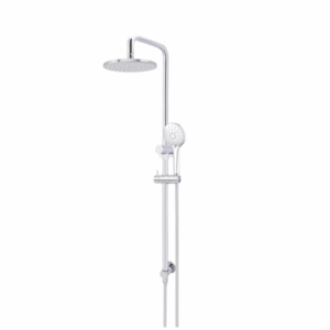 Meir - MZ0704-C - Round Combination Shower Rail, 200mm Rose, Three-Function Hand Shower - Polished Chrome
