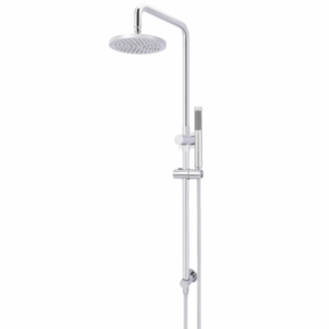 Meir - MZ0704-R-C - Round Combination Shower Rail 200mm Rose - Polished Chrome