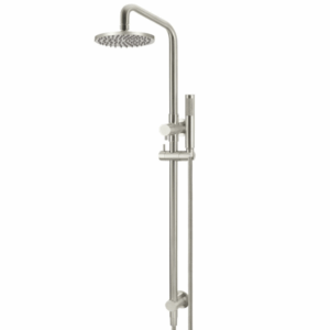 Meir - MZ0704-R-PVDBN - Round Combination Shower Rail 200mm Rose - PVD Brushed Nickel