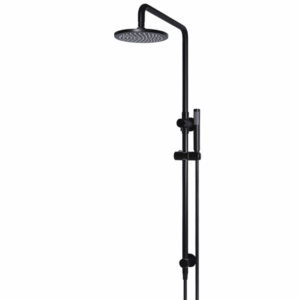 Meir - MZ0704-R - Round Combination Shower Rail 200mm Rose - Matte Black