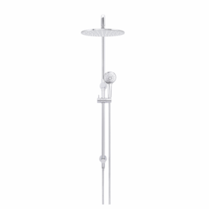 Meir - MZ0706-C - Round Combination Shower Rail, 300mm Rose, Three Function Hand Shower - Polished Chrome