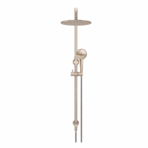 Meir - MZ0706-CH - Round Combination Shower Rail, 300mm Rose, Three Function Hand Shower - Champagne