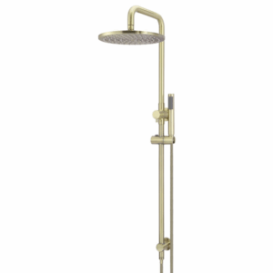 Meir - MZ0706-R-PVDBB - Round Combination Shower Rail 300mm Rose, Single Function Hand Shower - Tiger Bronze Gold