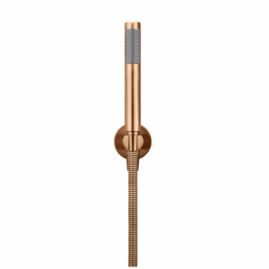 Meir - MZ08-R-PVDBZ - Round Hand Shower on Fixed Bracket - PVD Lustre Bronze