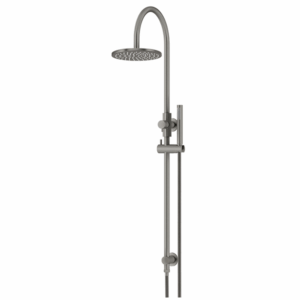 Meir - MZ0904-R - Round Gooseneck Shower Set with 200mm Rose, Single-Function Hand Shower
