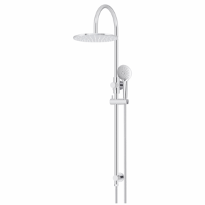 Meir - MZ0906-C - Round Gooseneck Shower Set, 300mm Rose, 3-Function Hand Shower - Polished Chrome