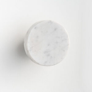 Paco Jaanson - Marmo - MR008W - White Carrara Robe Hook