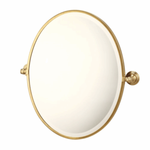 Turner Hastings - Mayer - MAO461-BB - Pivot Oval Mirror - Brushed Brass