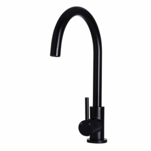Meir - MK03 - Round Kitchen Mixer Tap - Matte Black