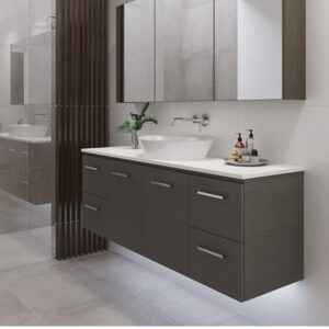 Timberline - Nevada - NEV-V-1500-C-SSA-W - 1500mm Wall Hung Vanity - SilkSurface Top