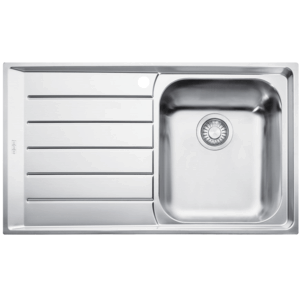 Franke - NEX611LHD/RHD - Neptune Single Bowl Sink w/ Drainer - Stainless Steel