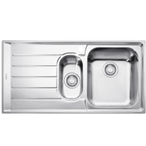 Franke - NEX651LHD/RHD - Neptune 1 & 1/4 Bowl Sink w/ Drainer - Stainless Steel