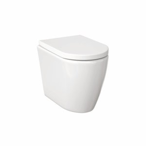 Turner Hastings - Narva - NA200RFP-K -  Rimless Floor Mounted Pan with Thick Soft Close Quick Release Seat