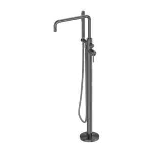 Nero - Zen SS316L - NR162203A01GR - Freestanding Bath Mixer With Outdoor Shower Hose - Graphite