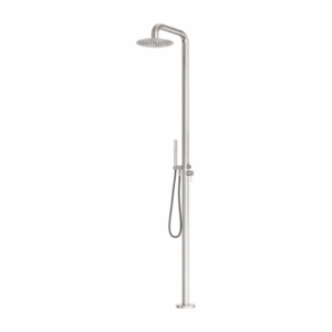 Nero - Zen SS316L - NR162205ABN - Outdoor Freestanding Shower Column - Brushed Nickel