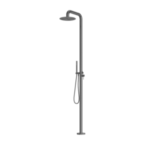 Nero - Zen SS316L - NR162205AGR - Outdoor Freestanding Shower Column - Graphite