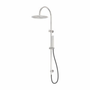 Nero - Zen SS316L - NR162205C01BN - Twin Shower With Outdoor Shower Hose - Brushed Nickel