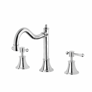 Phoenix - Nostalgia - NS104L CHR- Lever Handle Basin Set Shepherds Crook - Chrome