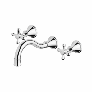 Phoenix - Nostalgia - NS1126-00 - Basin / Bath Set 180mm Shepherds Crook - Chrome