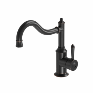 Phoenix - Nostalgia - NS738-33 - Sink Mixer 220mm Shepherds Crook - Antique Black