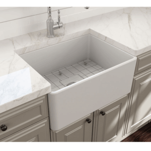 Turner Hastings - Novi - NO603FS-MW - 60 x 46 Fine Fireclay Butler Sink - Reversible Ribbed & Flat - Matte White