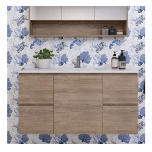 Rifco - Ovation - OV12A - Door/Drawer Wall Hung Vanity with Acrylic Top 1200mm