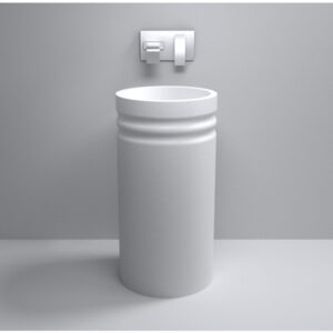 apaiser - Geometrics - 6662 - Ode - Freestanding Marble Basin 430mm