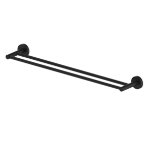 Abey - Gareth Ashton Poco - PDTR-B - Double Towel Rail 760mm - Black