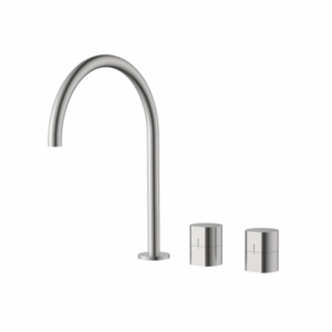 Novas - Prime - PRMHBSSSS - Hob Mounted Basin Set - Satin Stainless Steel