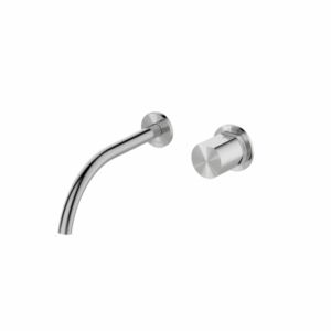 Novas - Prime - PRMWBMSSS & IWCBPRMSSS - Wall Basin Mixer - Satin Stainless Steel