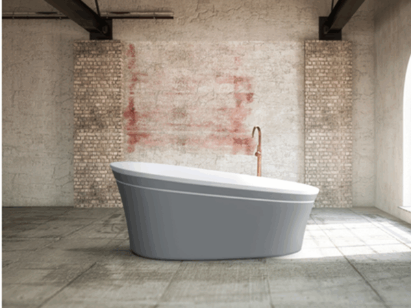 apaiser - Paul Flowers Collaboration - 5423 - Chameleon A-Series Bath 1670mm - Glacier - Image 2
