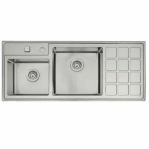 Linsol - Quadrum - 93920/103 - Quadrum 2C 40 Plus - 19L   34L   Tray Kitchen Sink