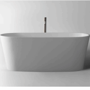KasKadeStone - Solaya - RS01-1570 - Freestanding Stone Bath 1570 - Matte White