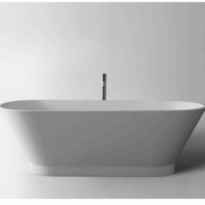 KasKadeStone - Vero - RS06 1670 - Freestanding Oval Bath 1670 - Matte White