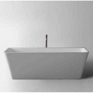 KasKadeStone - Fogo - RS07-1600 - Back to Wall Stone Bath 1600 - Matte White