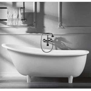 KasKadeStone - Eton - RS17 1620 - Slipper Bath 1620 - Matte White