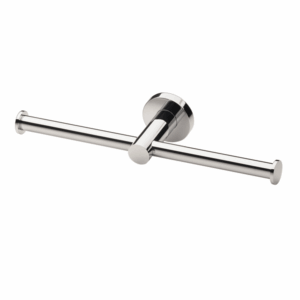 Phoenix - Radii - RA891 CHR - Double Toilet Roll Holder Round Plate