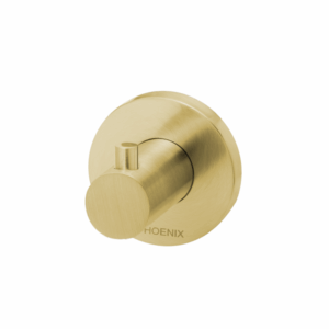Phoenix - Radii - RA897-12 - Robe Hook Round Plate - Brushed Gold