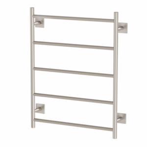 Phoenix - Radii - RS8750 BN - Heated Towel Ladder 550 X 740mm Square Plate - Brushed Nickel