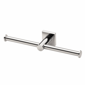 Phoenix - Radii - RS891 CHR - Double Toilet Roll Holder Square Plate