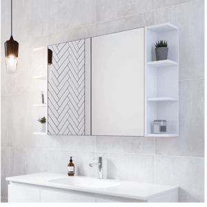 Timberline - Boston - BOS-SC-1200-D-G - 1200mm Shaving Cabinet