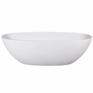 DADOquartz® - Toronto - SBM064 - Thin-Edge Freestanding Bath 1660 - Matte / Satin White