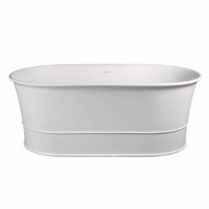 DADOquartz® - Julia - SBM075 - Thin-Edge Freestanding Bath 1556 - Matte / Satin White