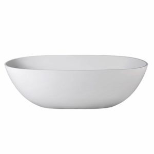 DADOquartz® - Koy - SBM084 - Thin-Edge Freestanding Bath 1800 - Matte / Satin White