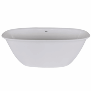 DADOquartz® - Brooke - SBM134 - Thin-Edge Freestanding Bath 1650 - Matte / Satin White