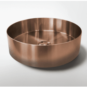 Studio Bagno - Meteor -SBSUSS/CU - Stainless Steel Basins - Brushed Copper