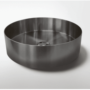 Studio Bagno - Meteor -SBSUSS/GM - Stainless Steel Basin - Brushed Gun Metal