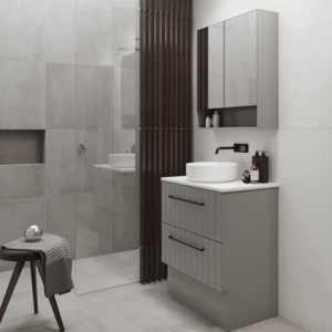 Timberline - San Remo - SAN-SC-600-D-G - 600mm Shaving Cabinet